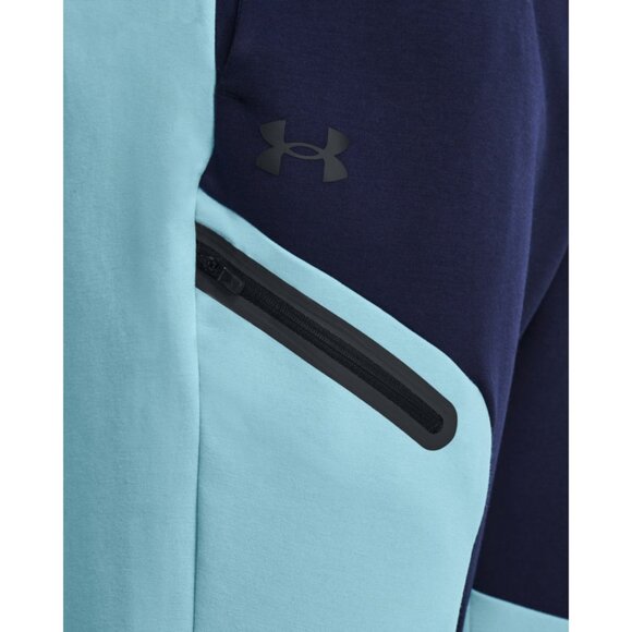 Nwt $100 Men's LARGE Under Armour Unstoppable Fleece Jogger Pants 1379808 490 L - Picture 2 of 4